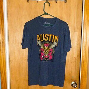 Keep Austin Weird Sheild T Shirt